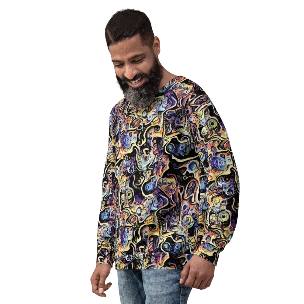 Grosz Galaxy on Sweatshirt — Left Front