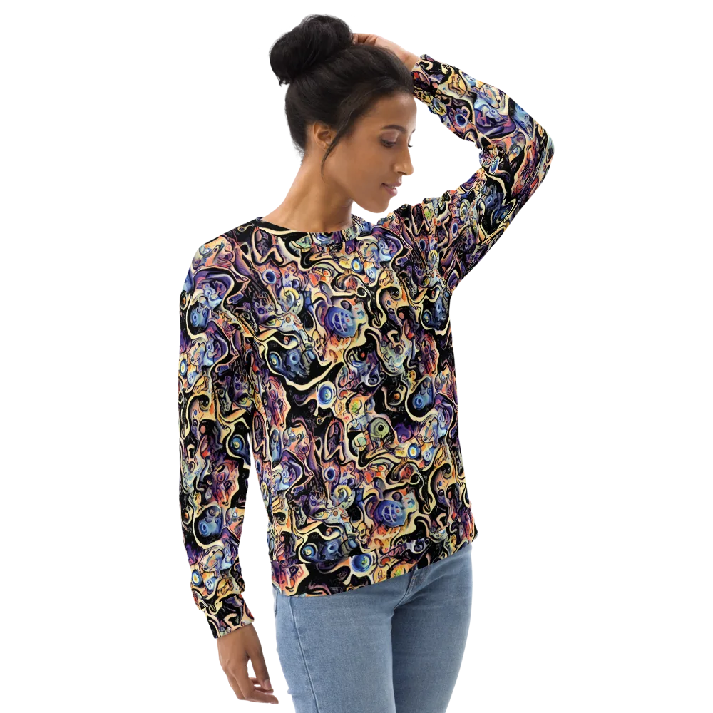 Grosz Galaxy on Sweatshirt — Right Front