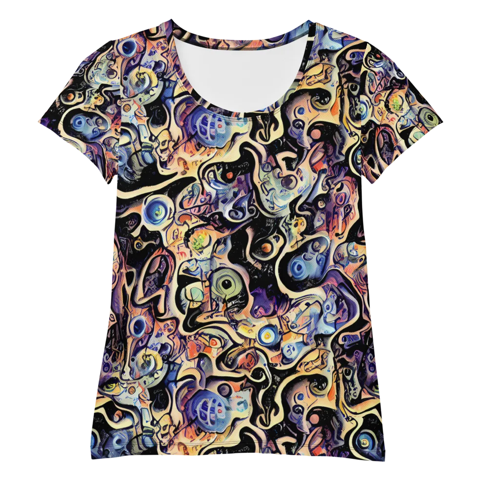 Grosz Galaxy on Women's Athletic T-Shirt — Front
