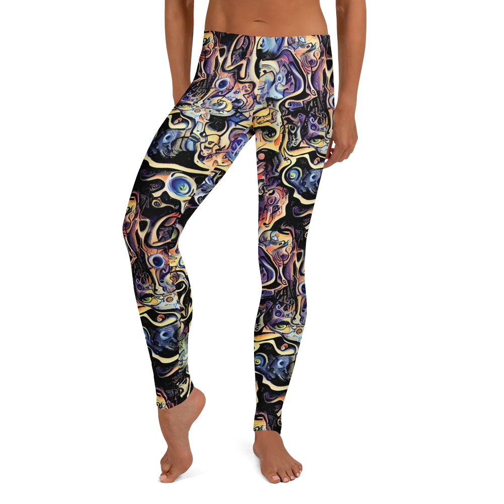 Grosz Galaxy on Leggings — Front