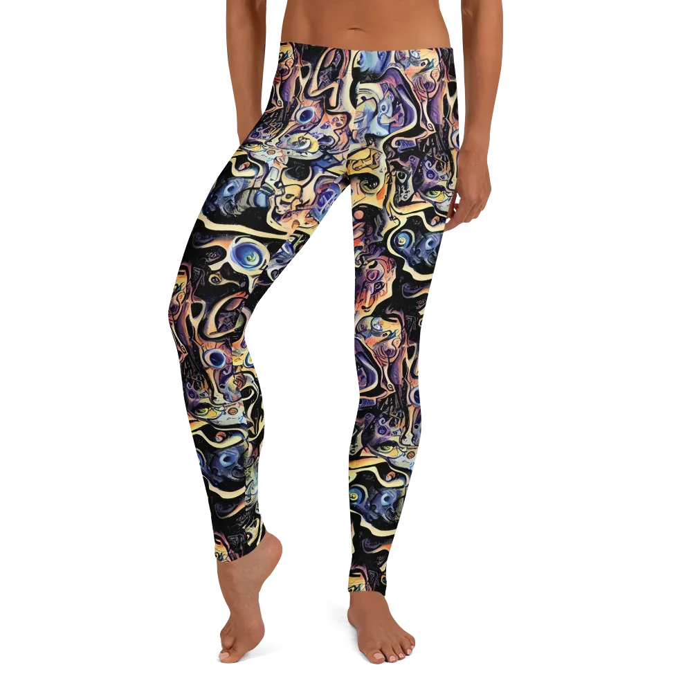 Grosz Galaxy on Leggings — Front