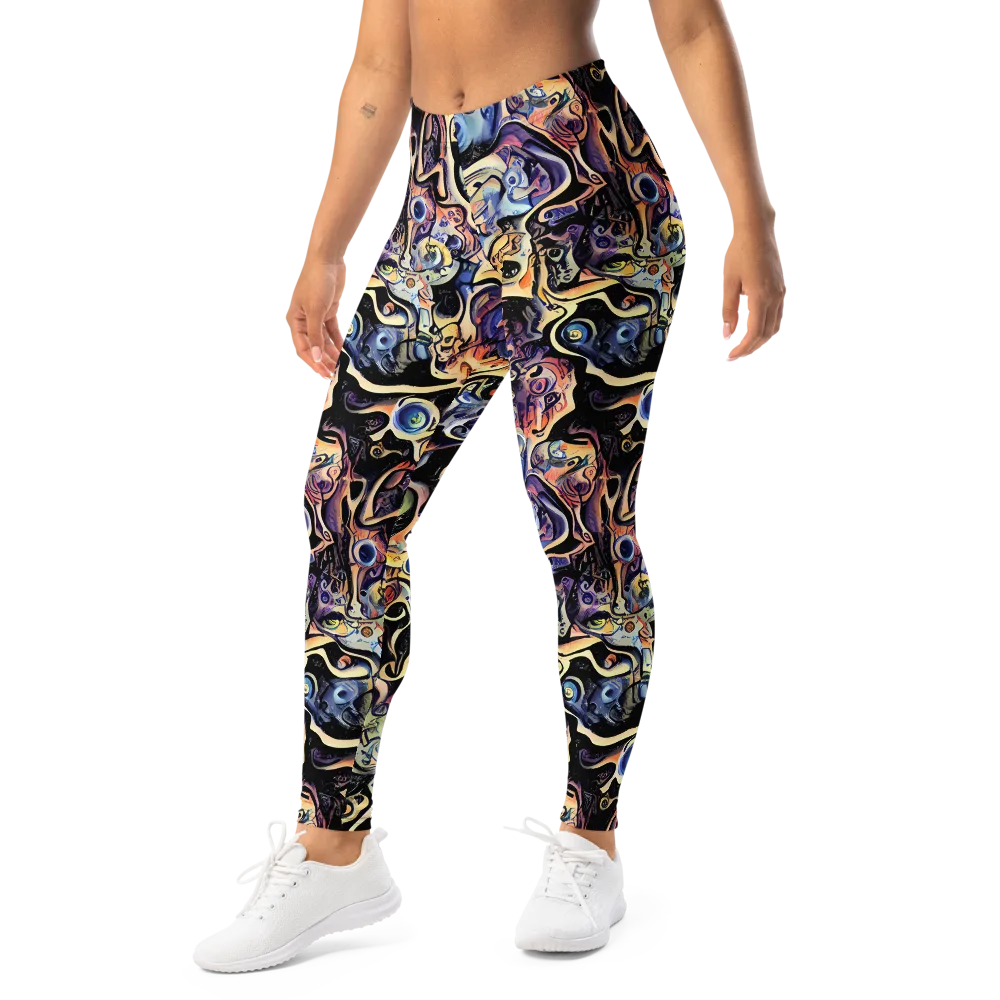Grosz Galaxy on Leggings — Left Front