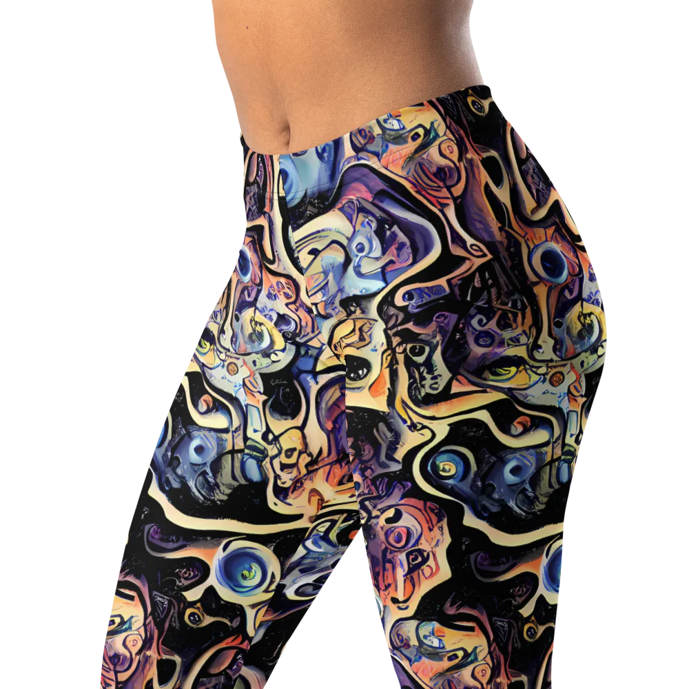 Grosz Galaxy on Leggings — Left Front