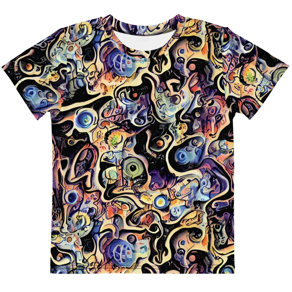 Grosz Galaxy on Kids Crew Neck T-Shirt — Front
