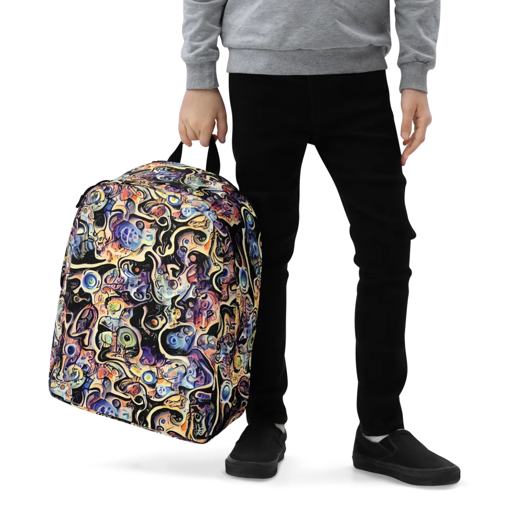 Grosz Galaxy on Minimalist Backpack — Zoomed-in