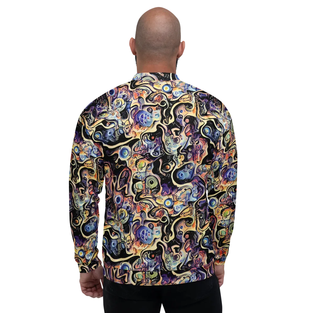 Grosz Galaxy on Bomber Jacket — Back