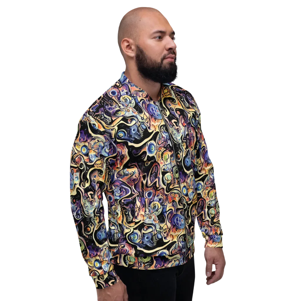 Grosz Galaxy on Bomber Jacket — Right