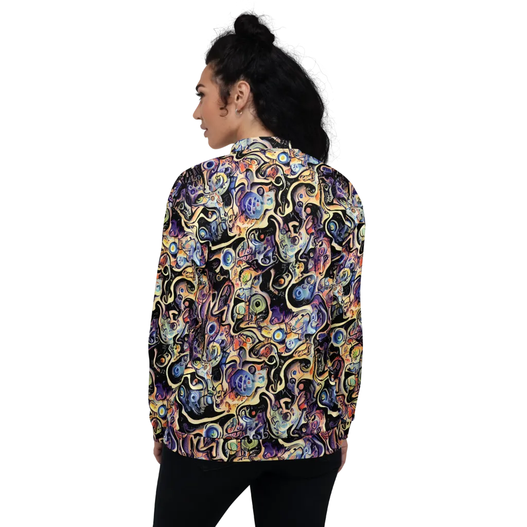 Grosz Galaxy on Bomber Jacket — Back