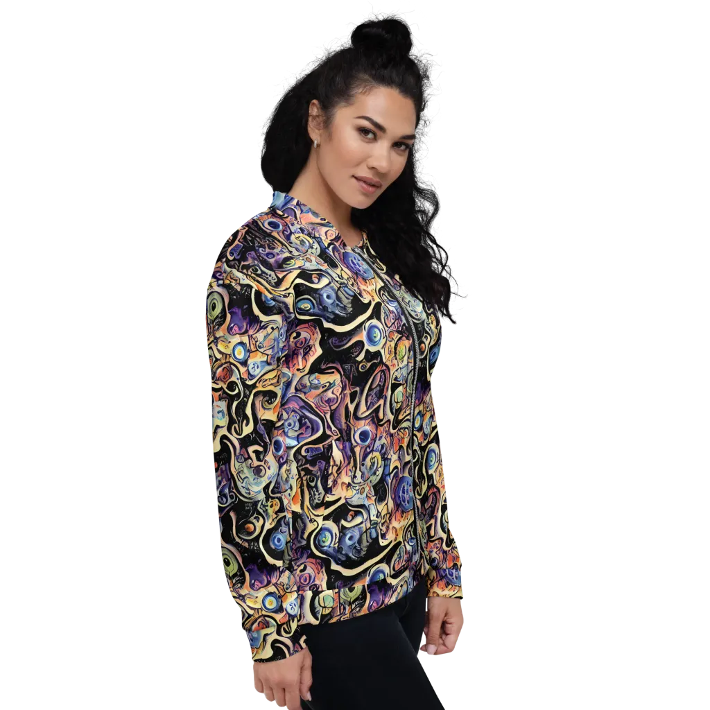 Grosz Galaxy on Bomber Jacket — Right