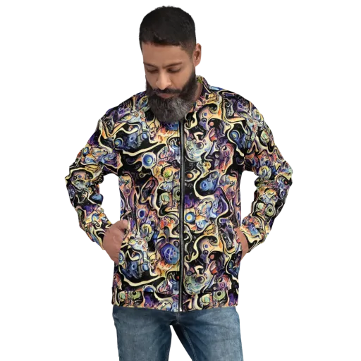 Grosz Galaxy on a Bomber Jacket
