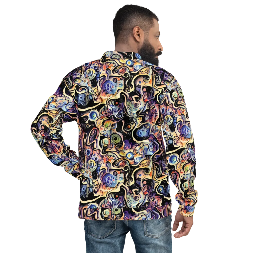 Grosz Galaxy on Bomber Jacket — Back