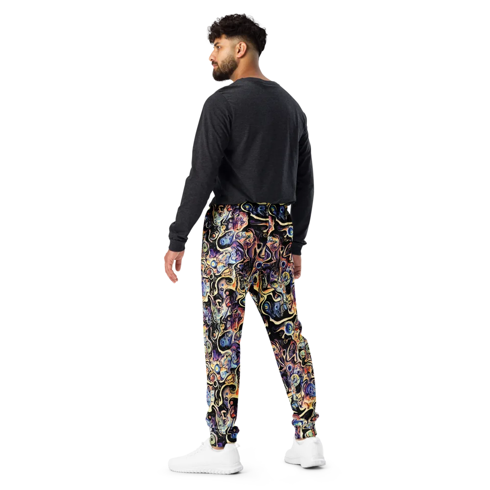 Grosz Galaxy on Men's Joggers — Back