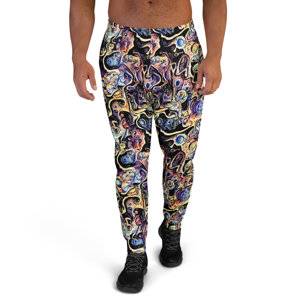 Grosz Galaxy on Men's Joggers — Front