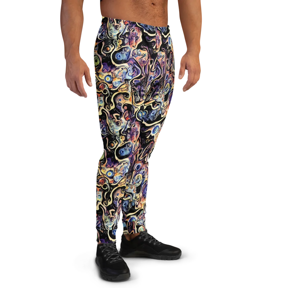 Grosz Galaxy on Men's Joggers — Right