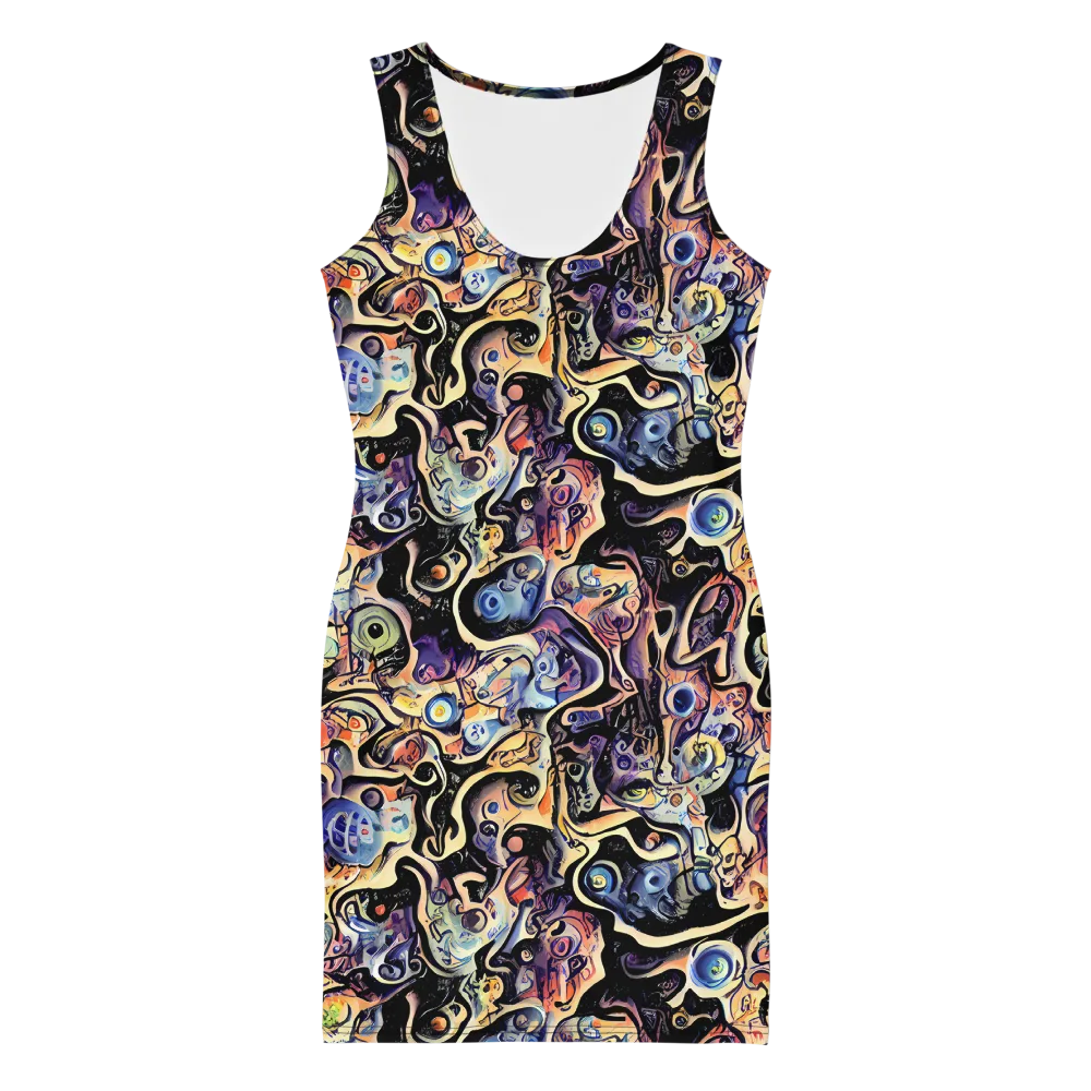Grosz Galaxy on Bodycon Dress — Front