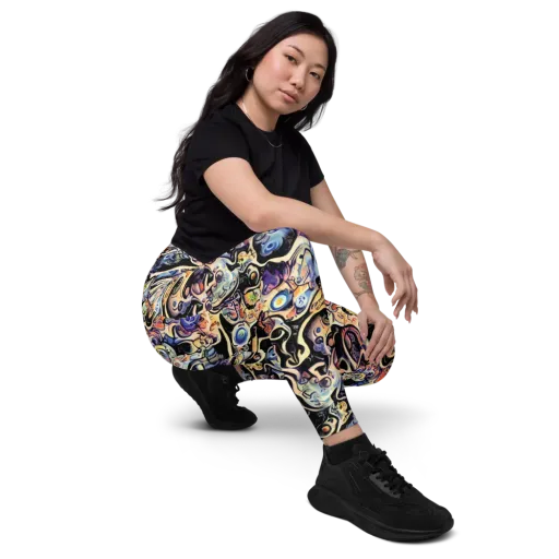 Grosz Galaxy on a Leggings with Pockets