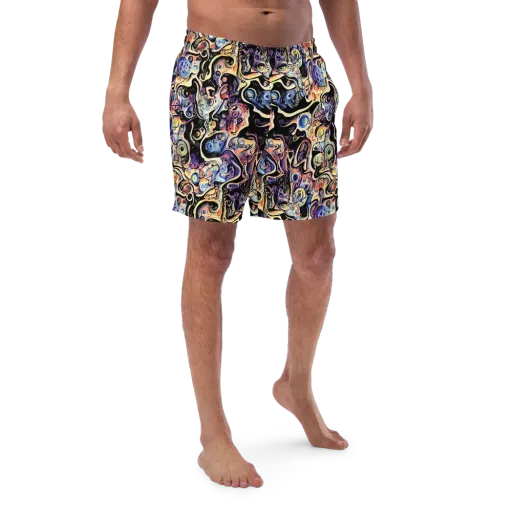 Grosz Galaxy on a Swim Trunks