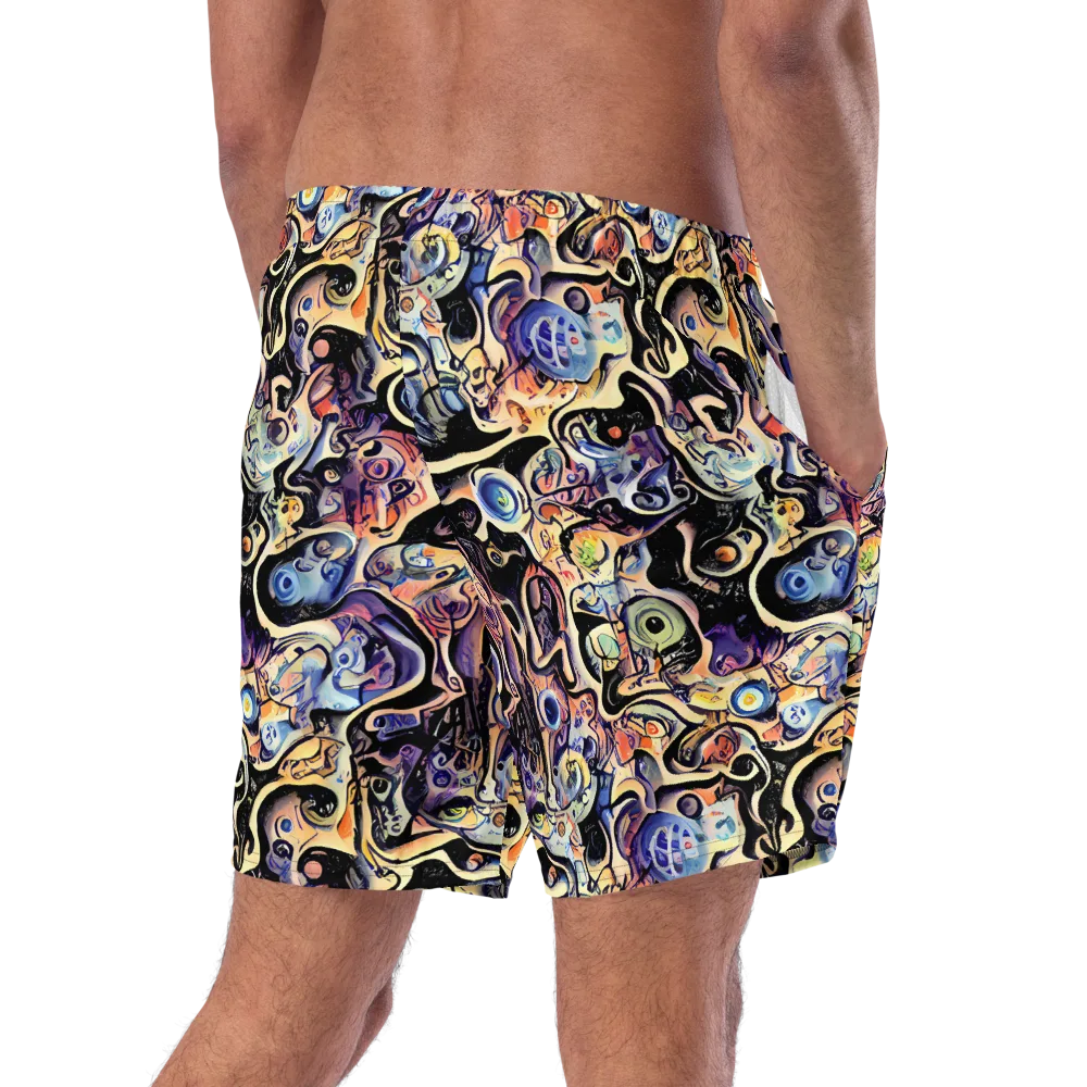 Grosz Galaxy on Swim Trunks — Right Back
