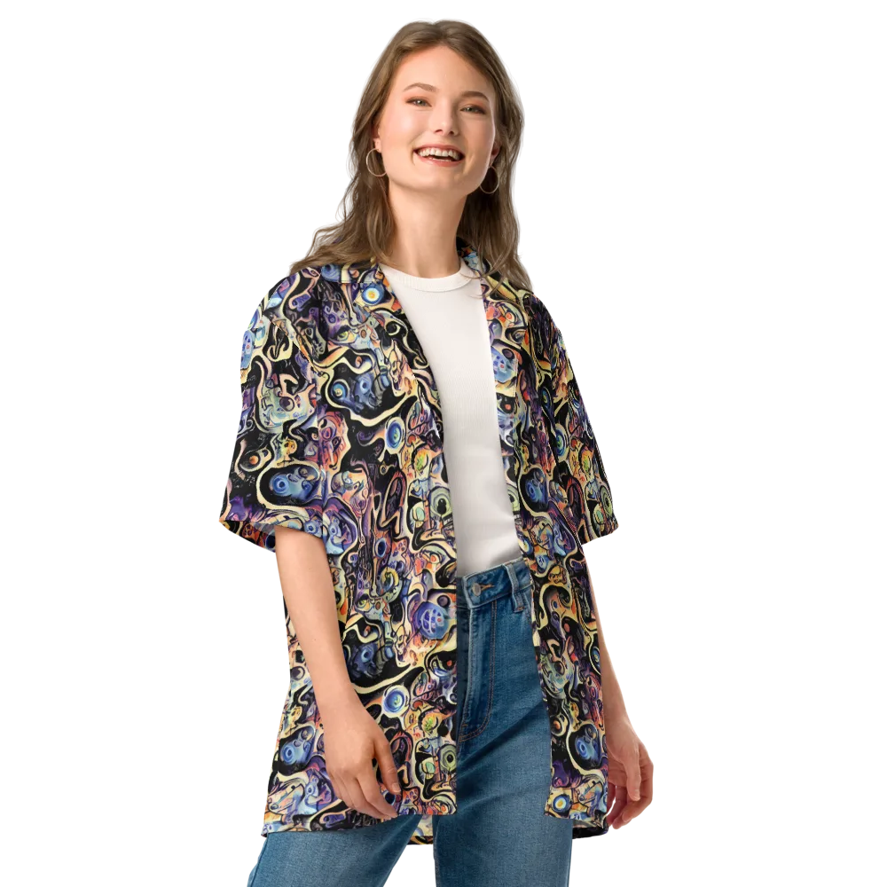 Grosz Galaxy on Button Shirt — Front