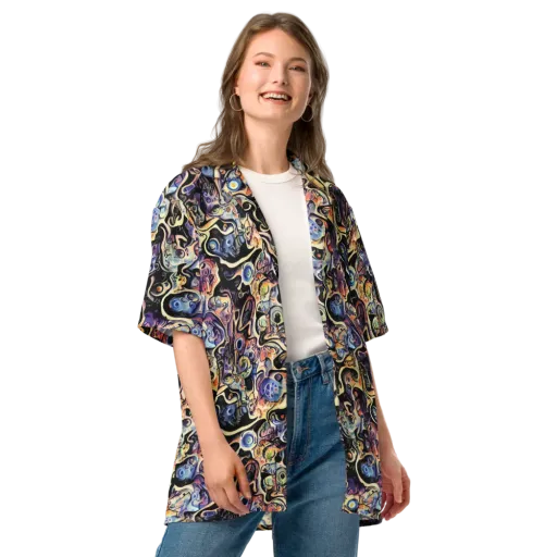 Grosz Galaxy on a Button Shirt