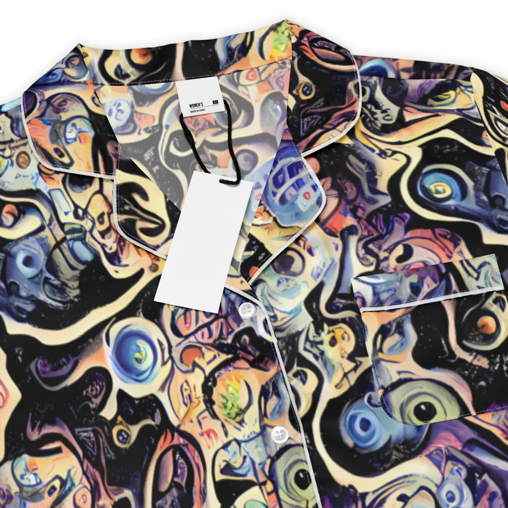 Grosz Galaxy on Women's Short Sleeve Pajama Top — Product details