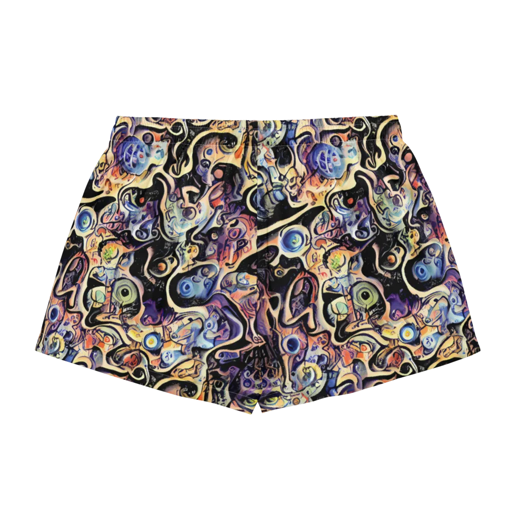 Grosz Galaxy on Women's Pajama Shorts — Back