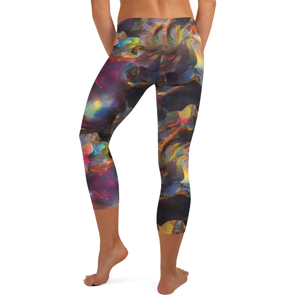 Cosmic Fusion on Capri Leggings — Back