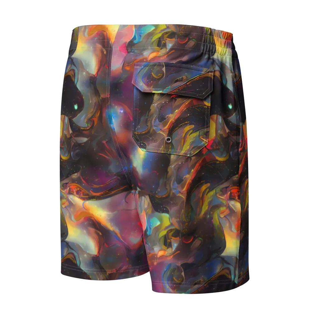 Cosmic Fusion on Men's Board Shorts — Back