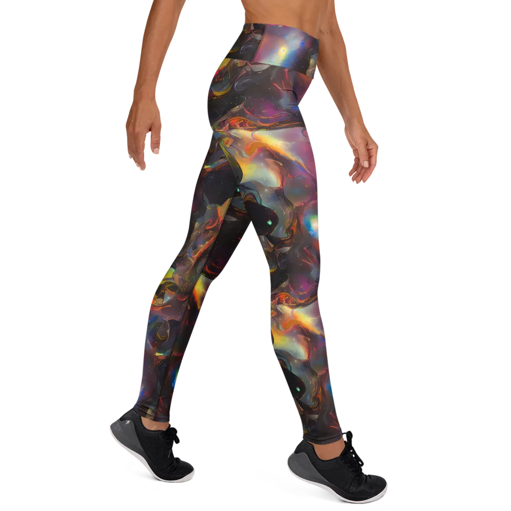 Cosmic Fusion on Yoga Leggings — Right