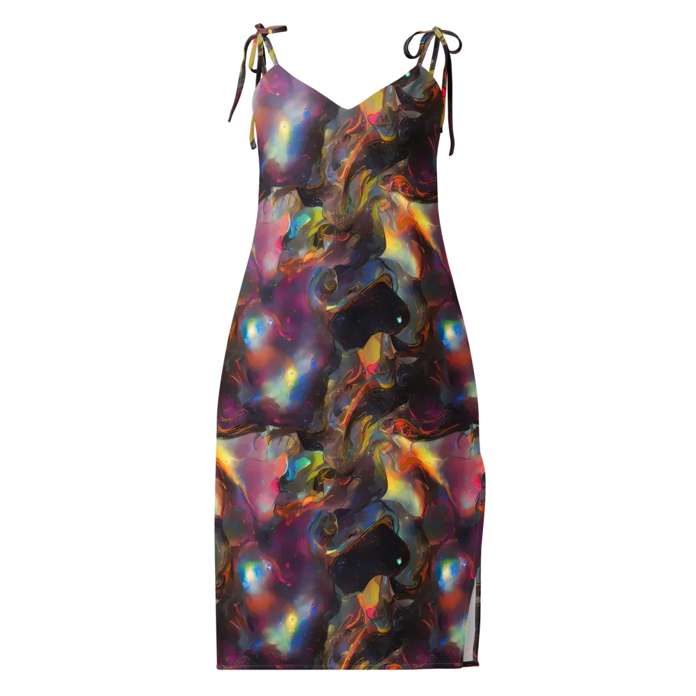 Cosmic Fusion on Slip Dress — Front