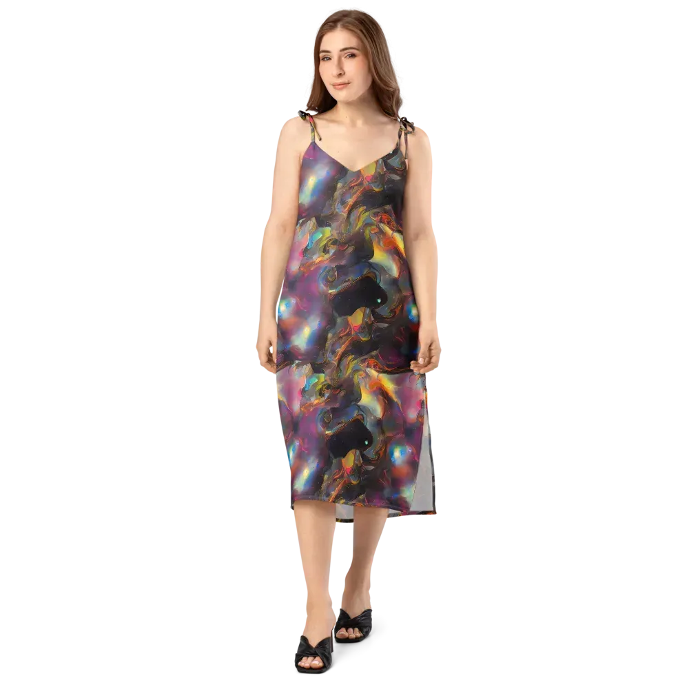 Cosmic Fusion on Slip Dress — Front