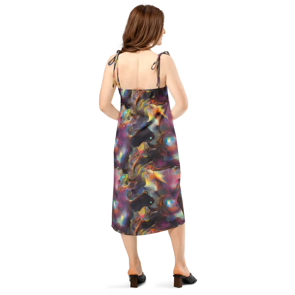 Cosmic Fusion on Slip Dress — Back