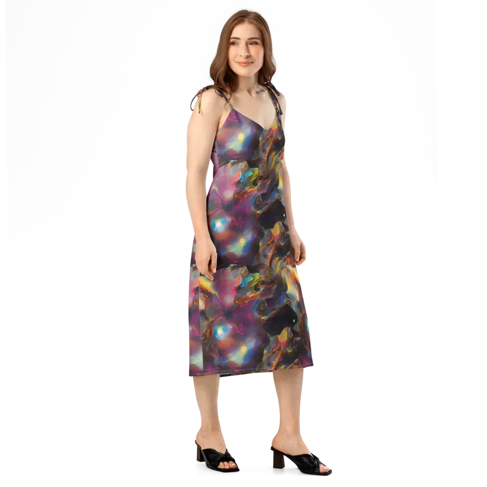 Cosmic Fusion on Slip Dress — Right Front