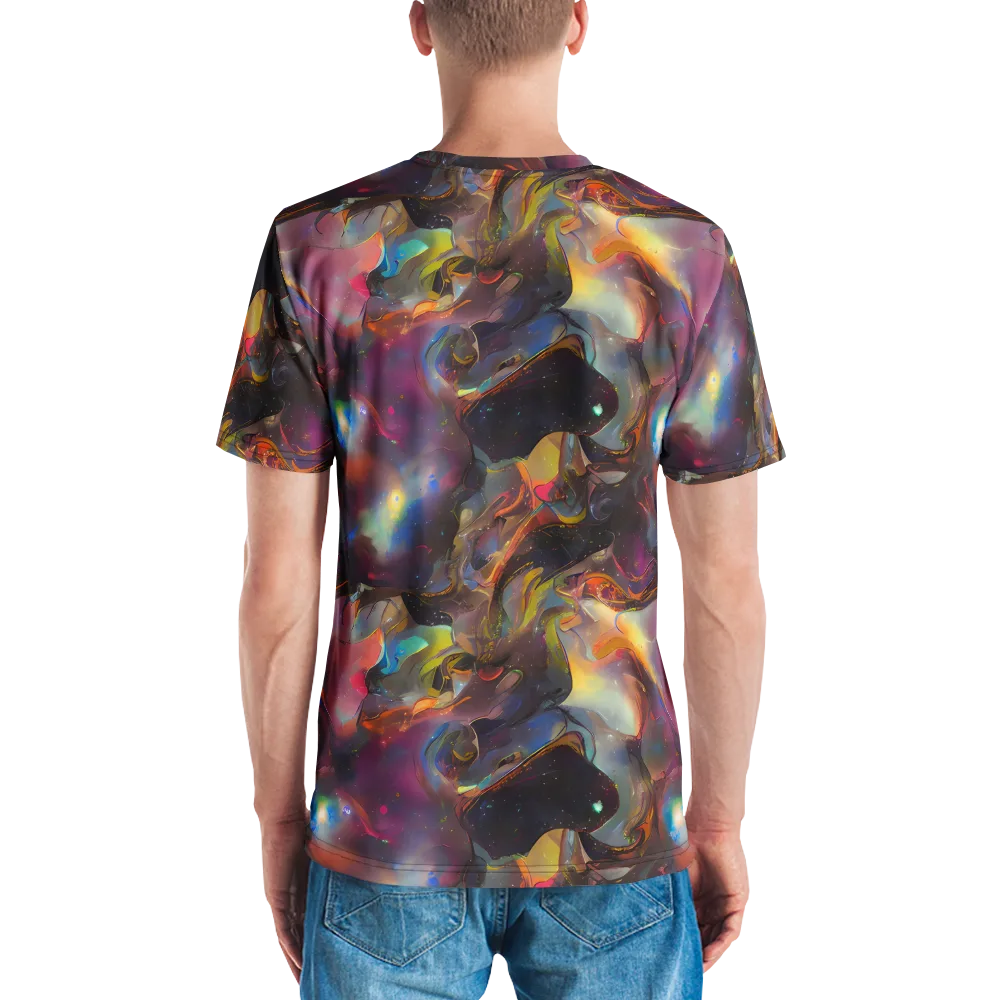 Cosmic Fusion on Men's Crew Neck T-Shirt — Back