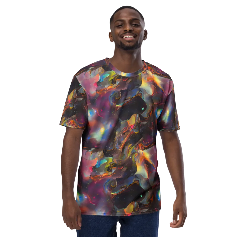Cosmic Fusion on Men's Crew Neck T-Shirt — Front