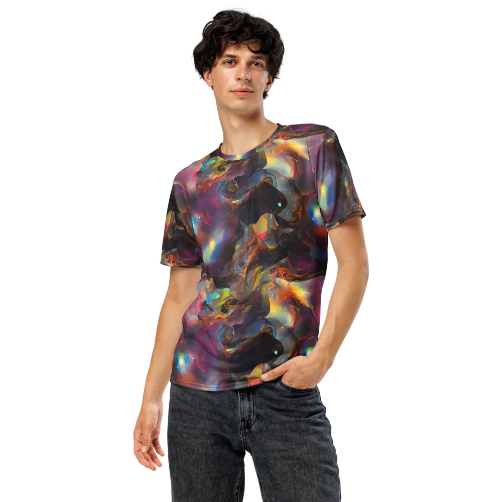 Cosmic Fusion on Men's Crew Neck T-Shirt — Front