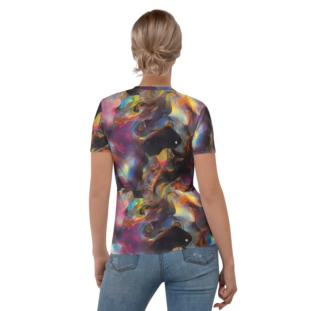Cosmic Fusion on Women's Crew Neck T-Shirt — Back