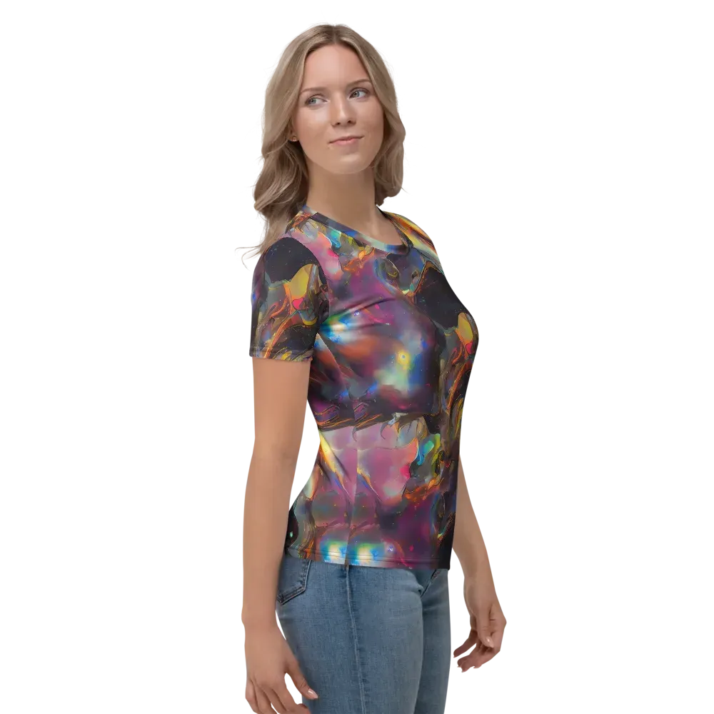 Cosmic Fusion on Women's Crew Neck T-Shirt — Right
