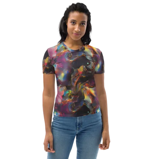 Cosmic Fusion on a Women's Crew Neck T-Shirt