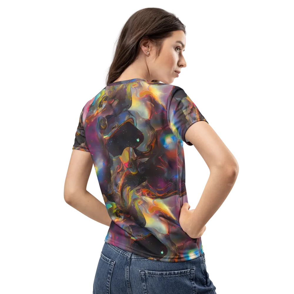 Cosmic Fusion on Women's Crew Neck T-Shirt — Back