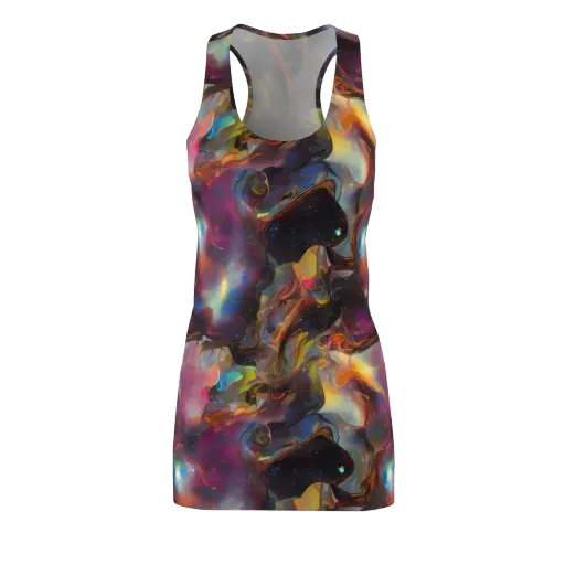Cosmic Fusion on a Racerback Dress