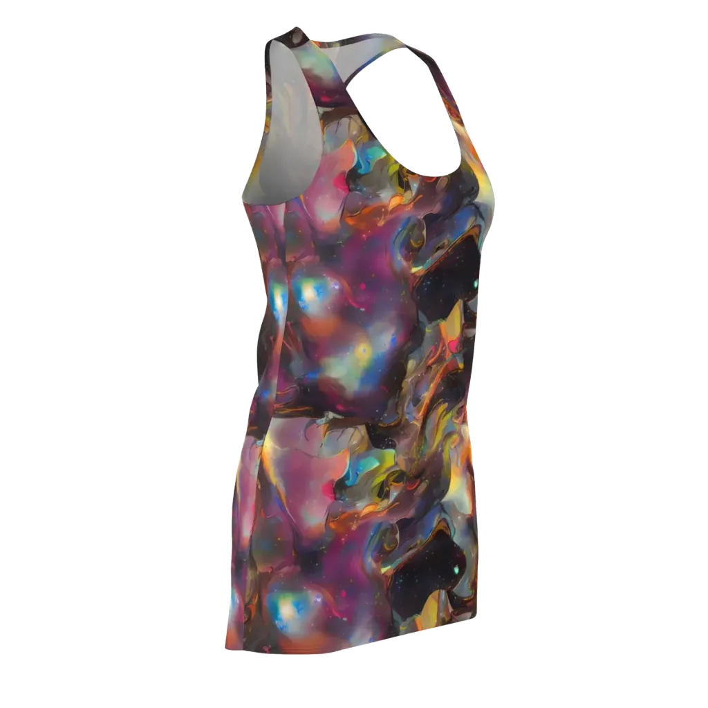 Cosmic Fusion on Racerback Dress — Front Side