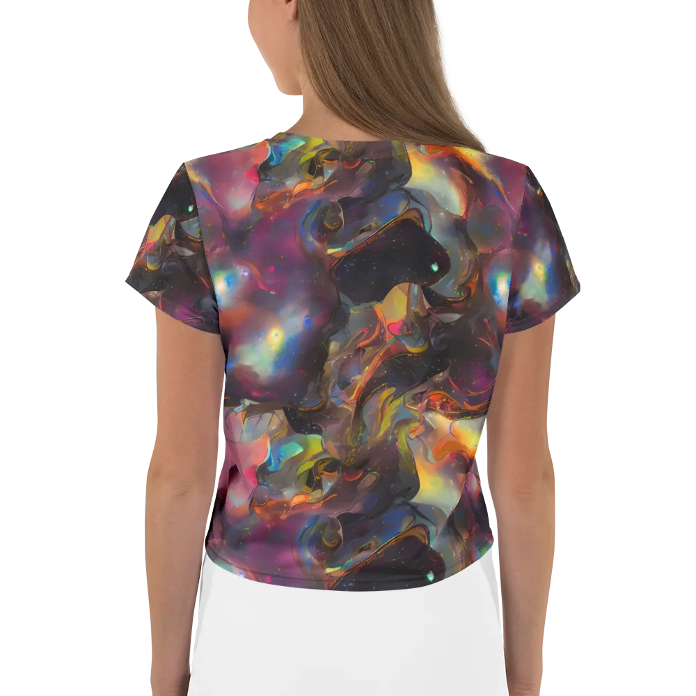 Cosmic Fusion on Crop Tee — Back