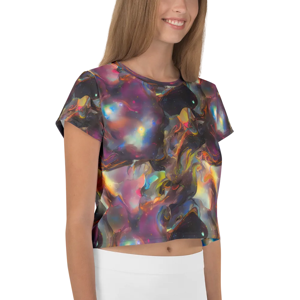 Cosmic Fusion on Crop Tee — Right