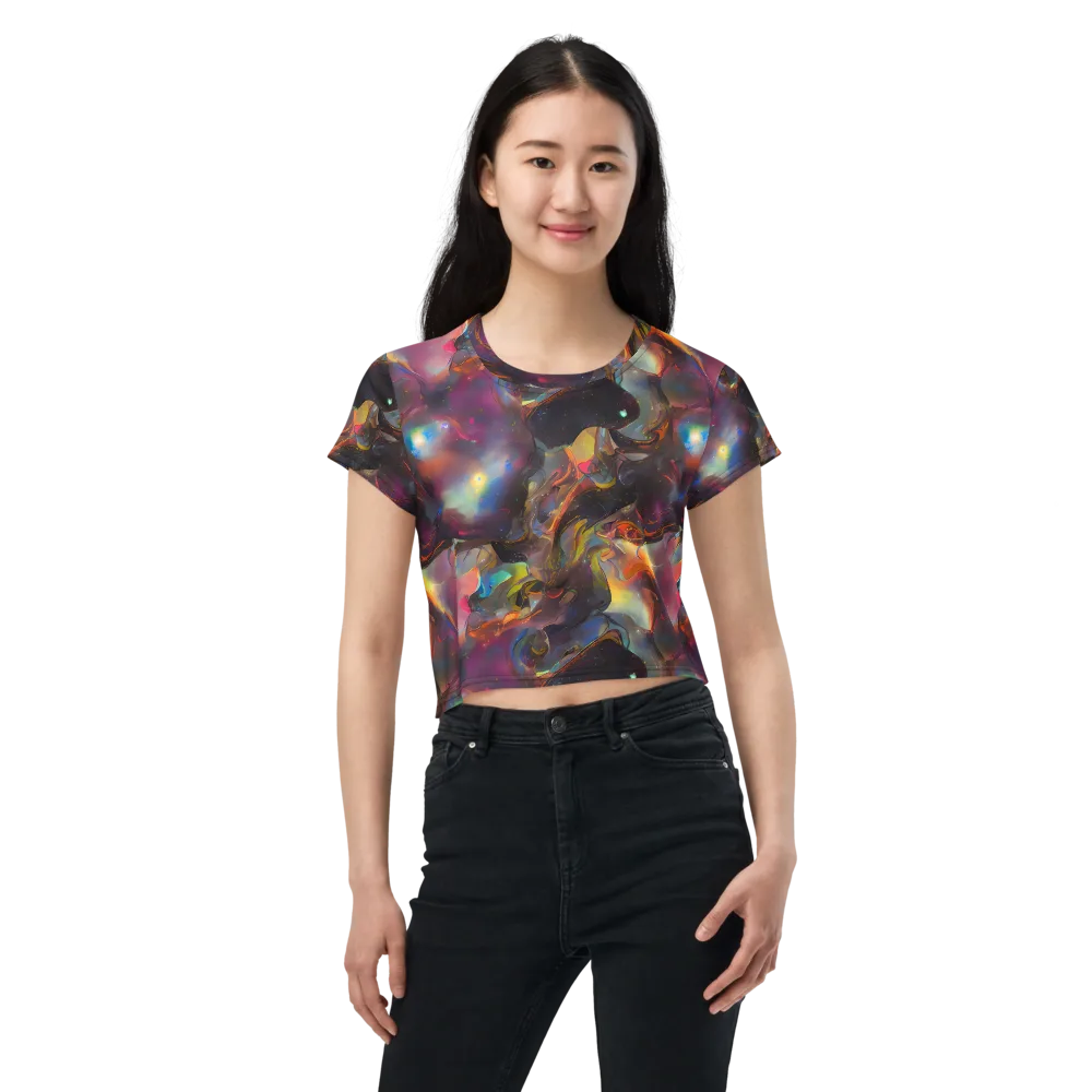 Cosmic Fusion on Crop Tee — Front