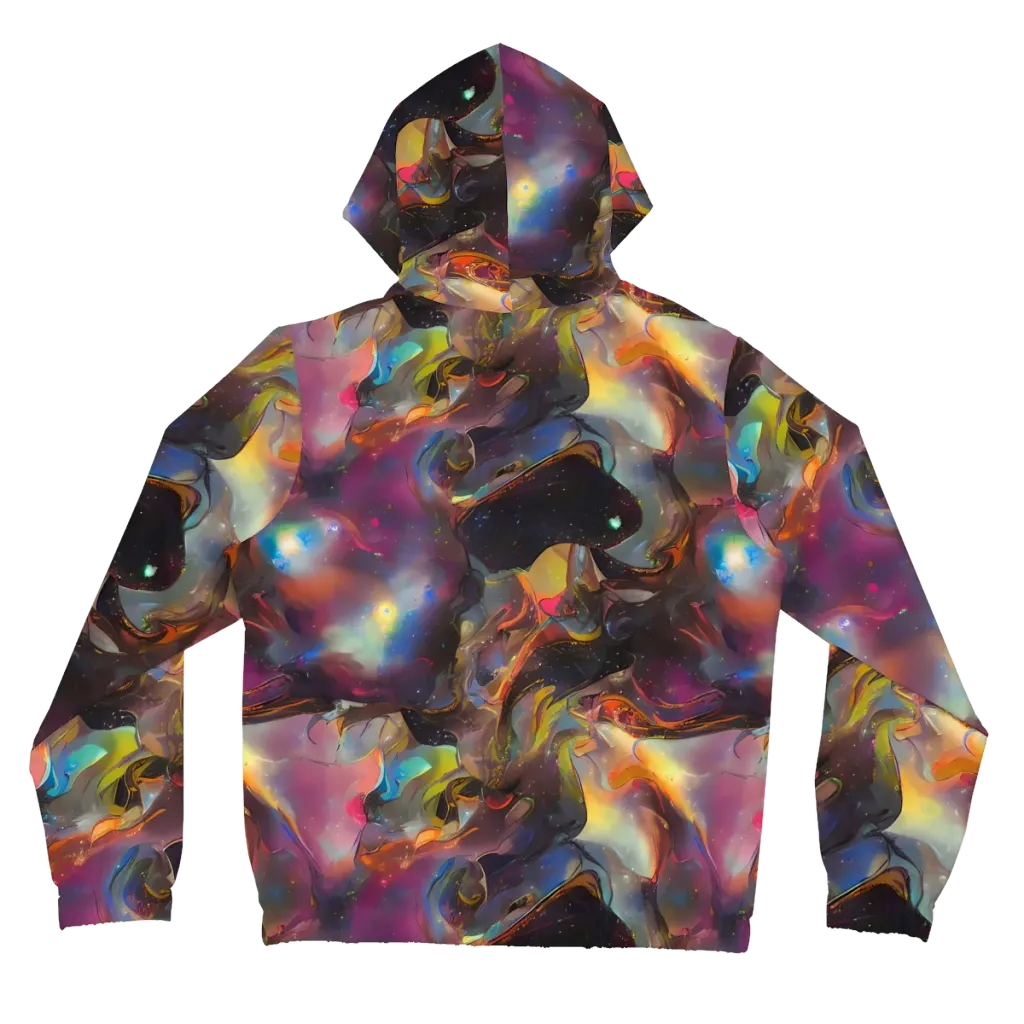 Cosmic Fusion on Women's Full-Zip Hoodie — Back