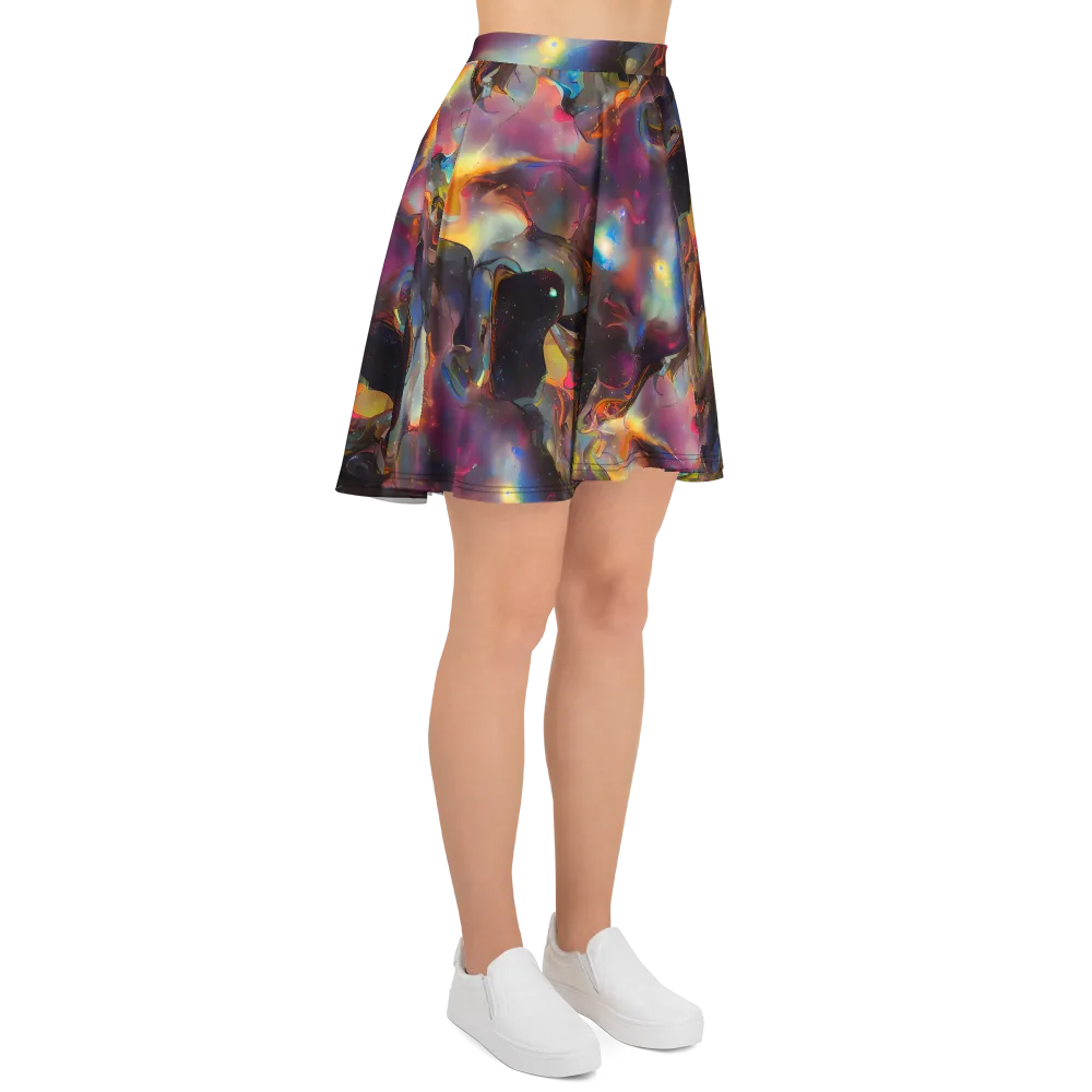 Cosmic Fusion on Skater Skirt — Right