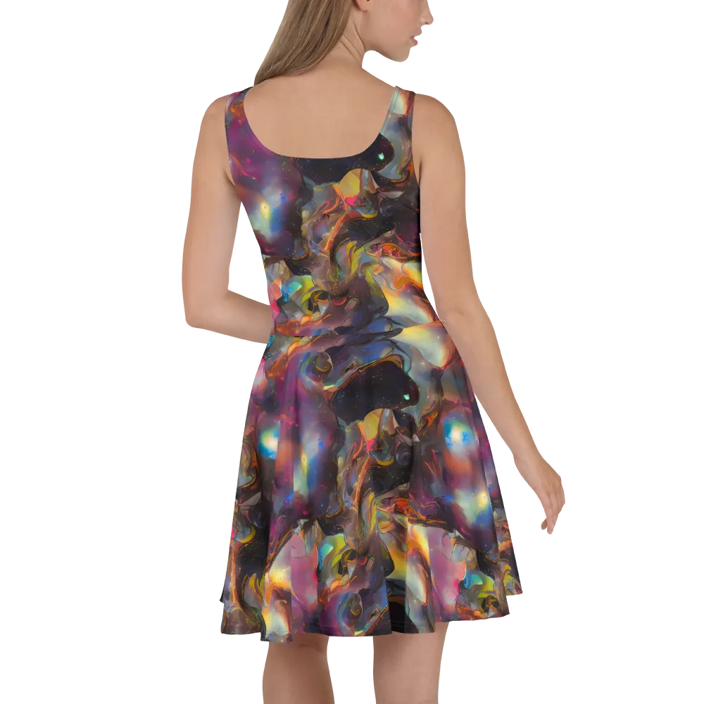 Cosmic Fusion on Skater Dress — Back