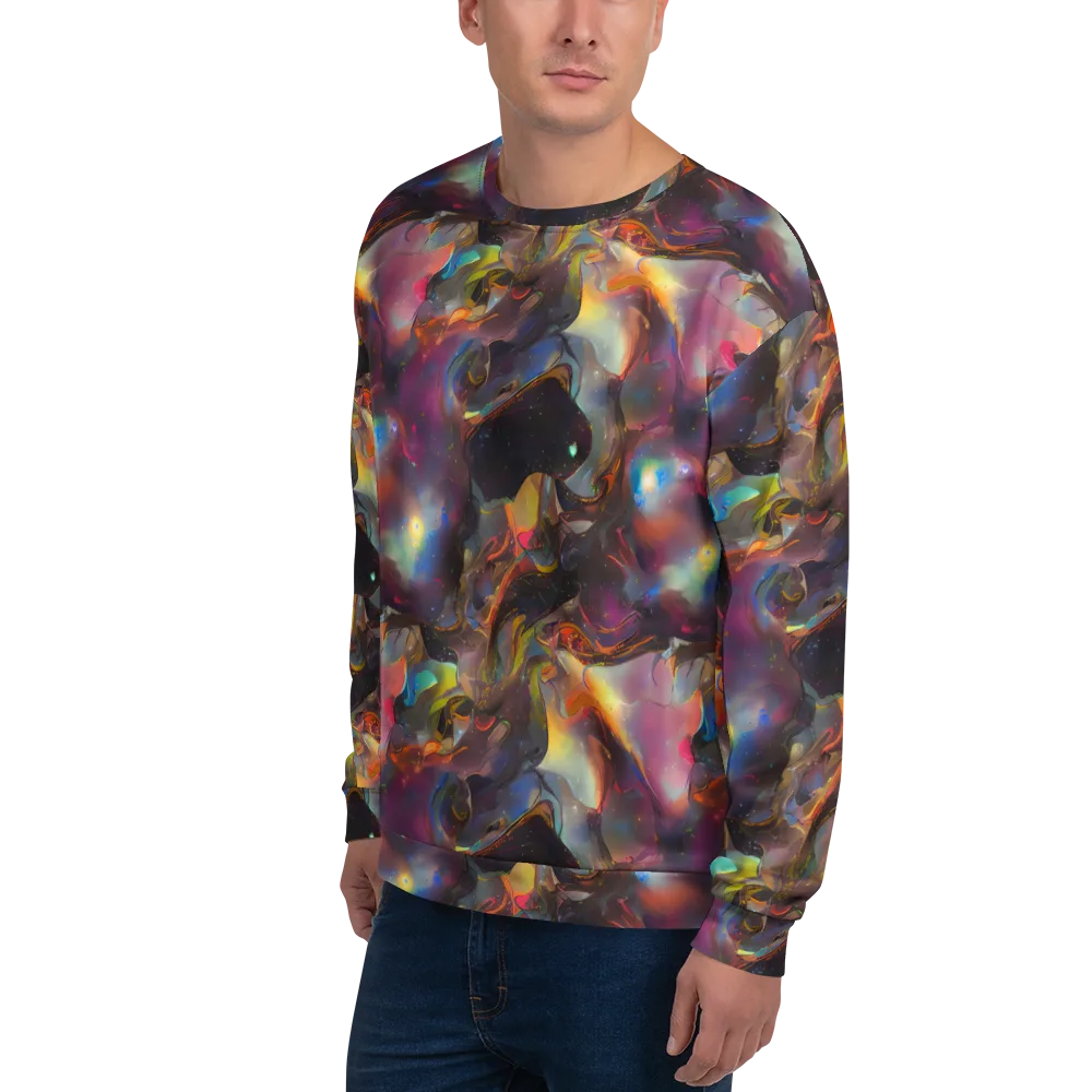 Cosmic Fusion on Sweatshirt — Left Front