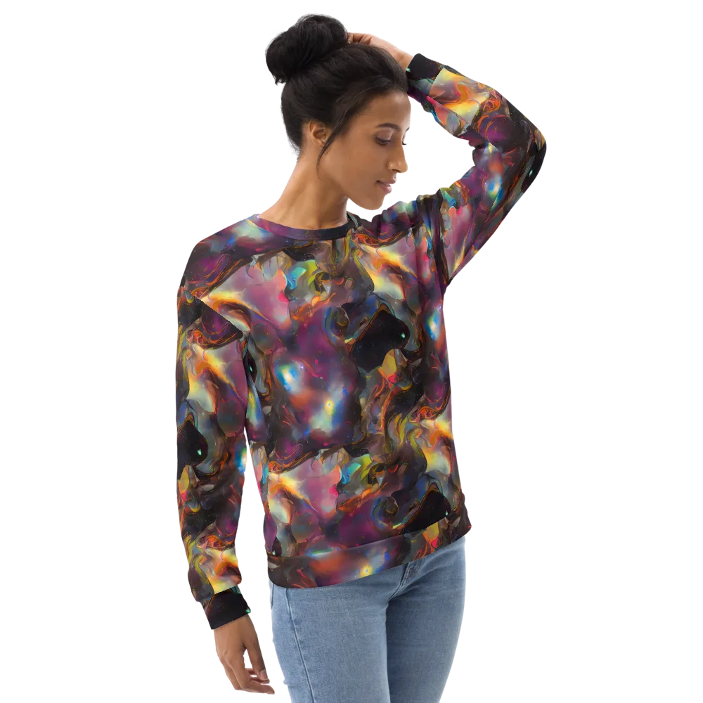 Cosmic Fusion on Sweatshirt — Right Front